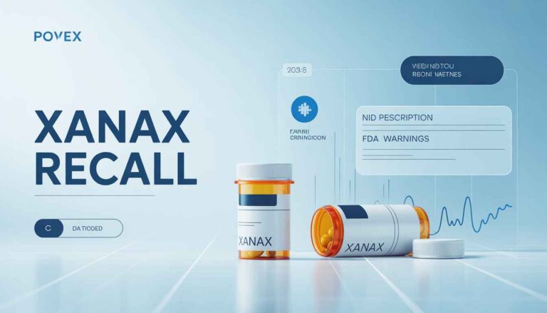 2026 Nationwide Xanax Recall Information and FDA Guidelines