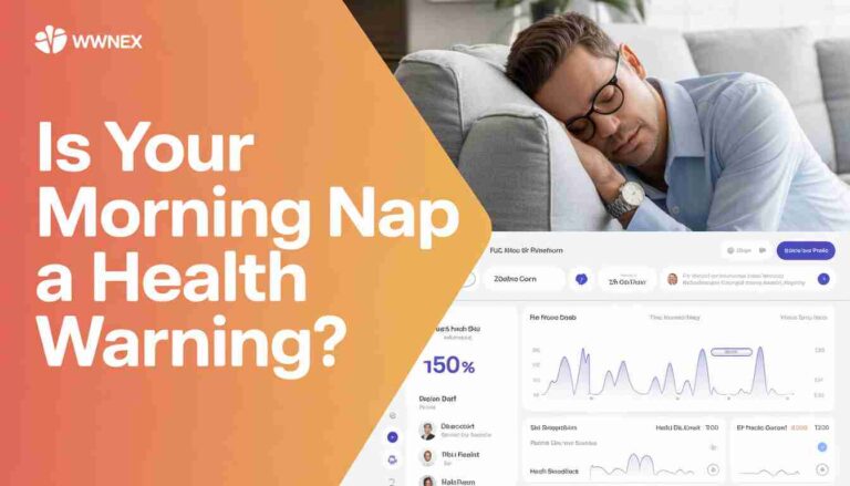 Abstract representation of napping time and cardiovascular health data.