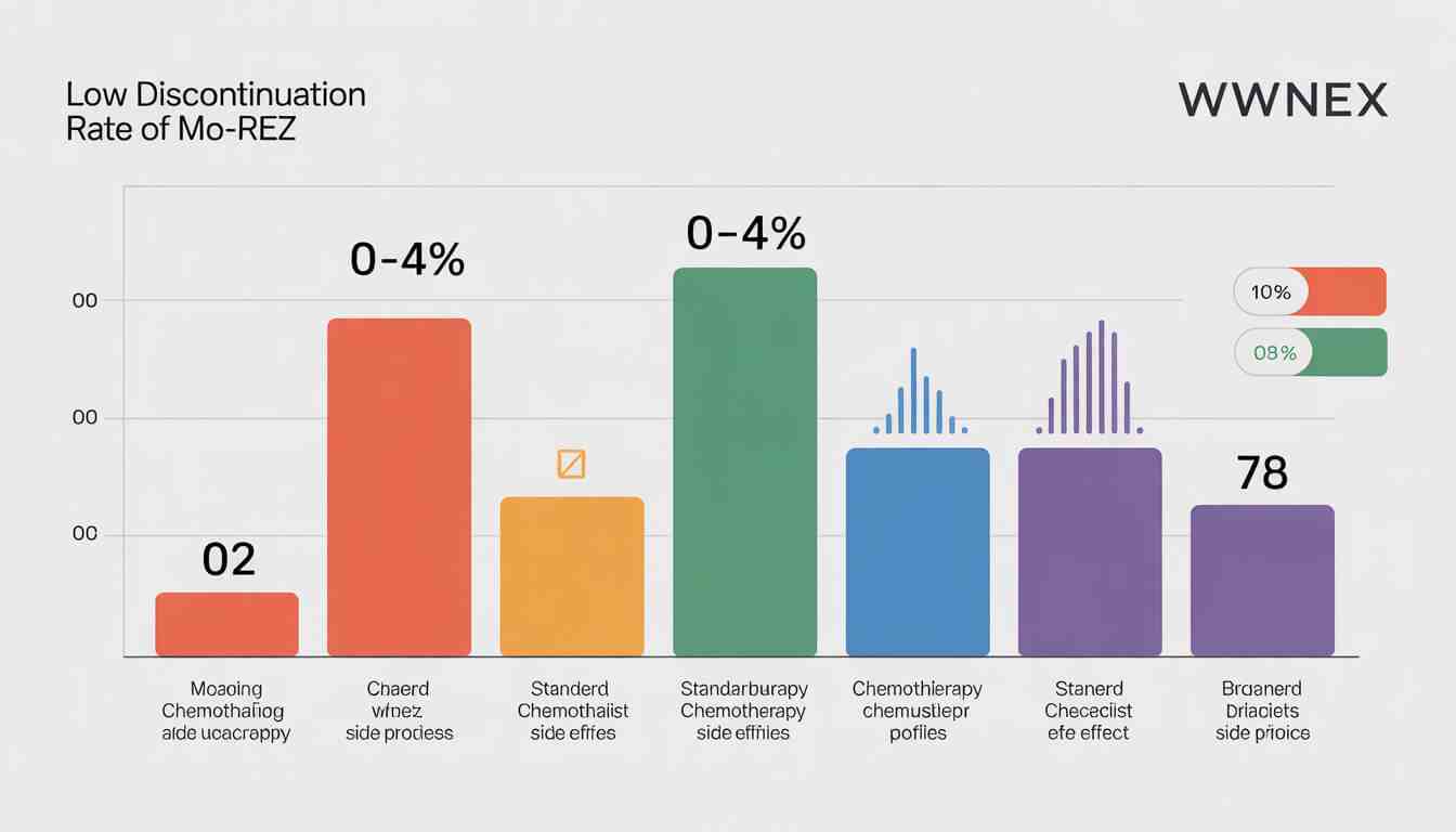 Chart showing low dropout rates for Mo-Rez clinical trials in 2026
