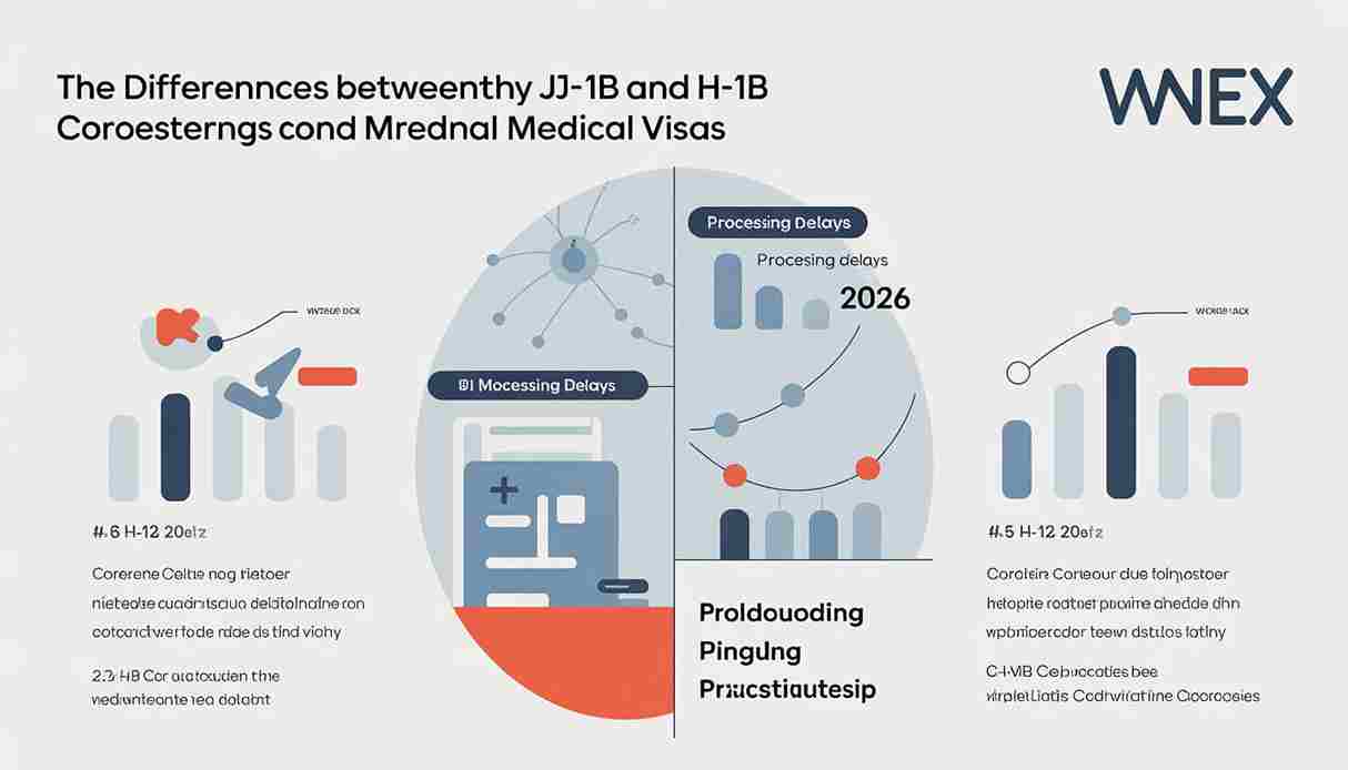 Comparison of H-1B and J-1 medical visas highlighting how the trump hospital immigration policy impacts foreign doctors