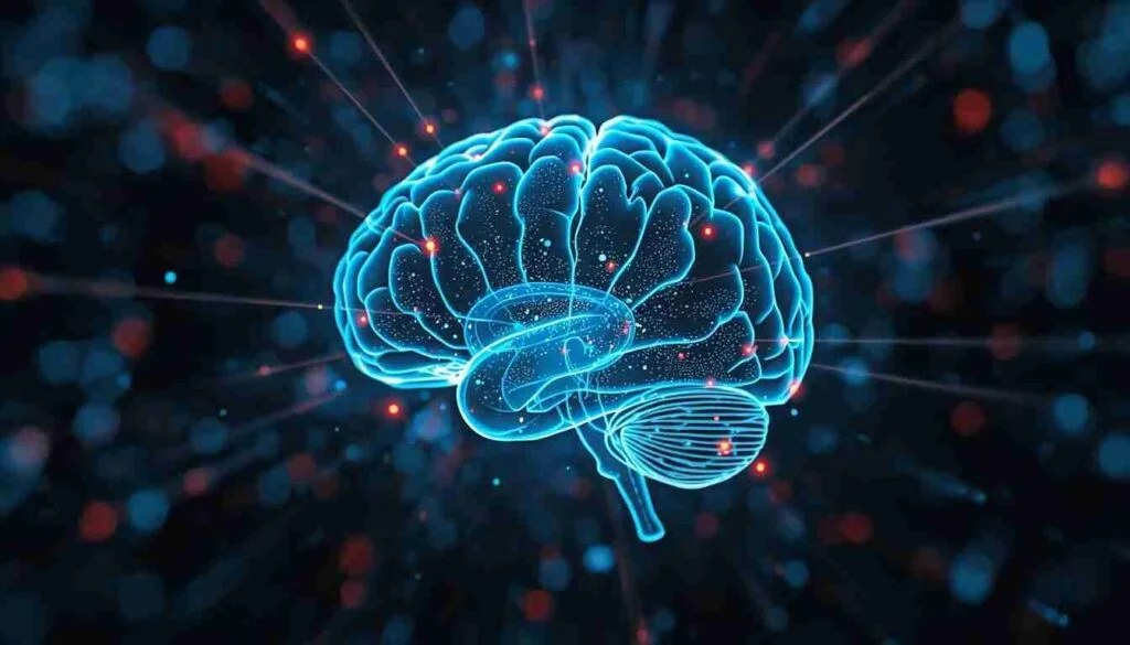 Diagram explaining how akathisia affects brain chemistry